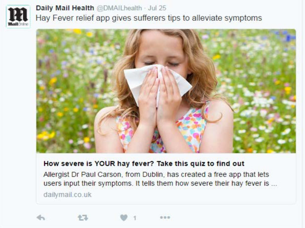 Hay Fever Relief Hay Fever Relief