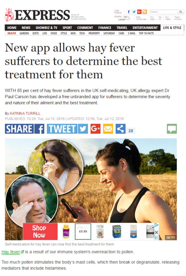 Hay Fever Relief Hay Fever Relief